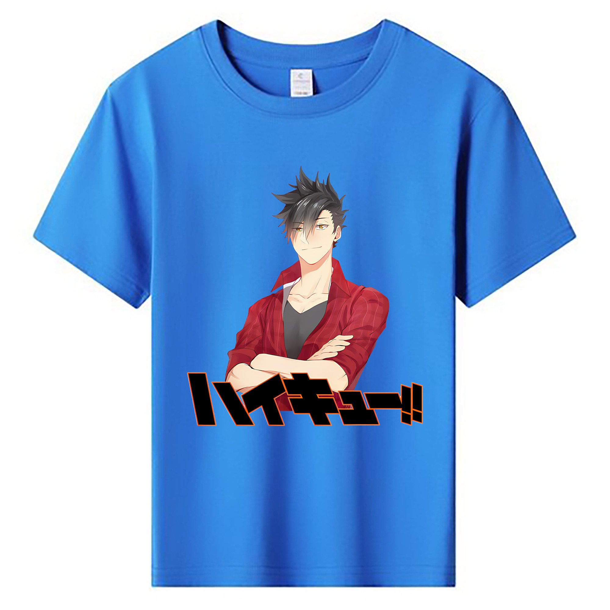（画像用） ハイキュー!! Haikyu!! 綿100％キッズTシャツ（フロントプリント）